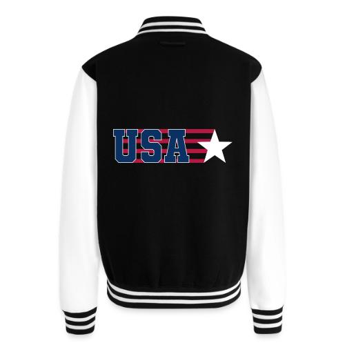 Star Stripe USA - Unisex College Sweat Jacket