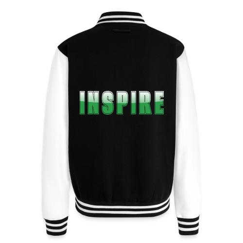 Inspire Word Art Design - Unisex College Sweat Jacket