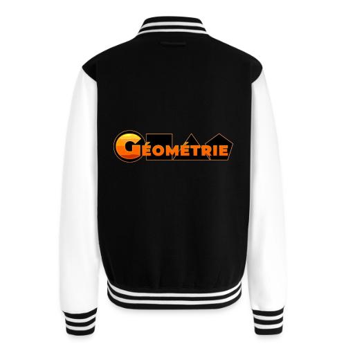 Geometry: Shapes and Figures - Unisex College Sweat Jacket