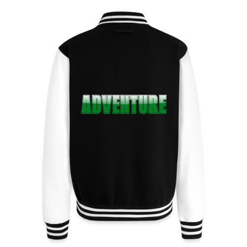 Adventure Typography Design for Apparel - Unisex College Sweat Jacket