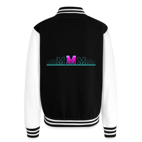 Letter M – Capital Varsity Alphabet Monogram - Unisex College Sweat Jacket