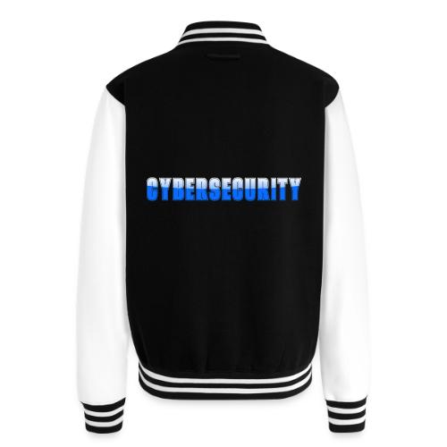 Cybersecurity Word Art Design - Unisex College Sweat Jacket