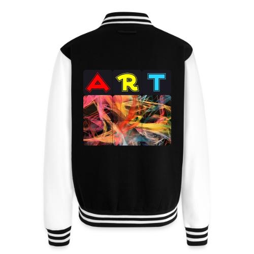 Chaotic Threads of Art - Unisex College Sweat Jacket