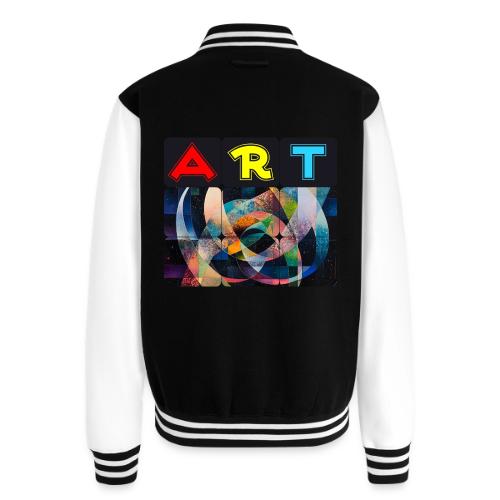 Art of Stripes and Shades - Unisex College Sweat Jacket
