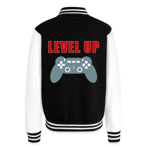 Level Up Gamer Controller Apparel - Unisex College Sweat Jacket