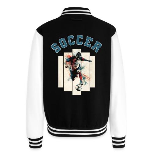 Soccer Vibes - Unisex College Sweat Jacket