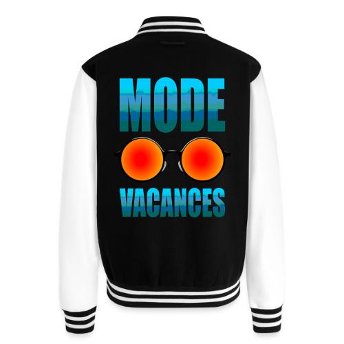 Vacation Mode Enabled - Unisex College Sweat Jacket