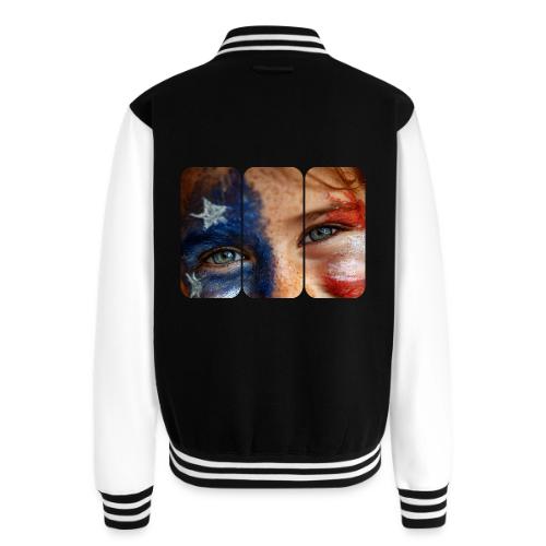 USA: Patriot Gaze - Unisex College Sweat Jacket