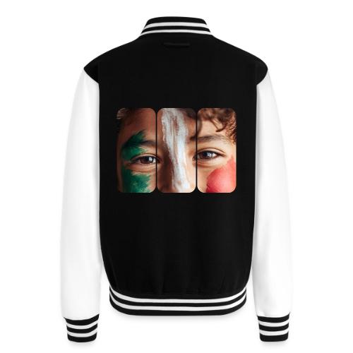 Mexico: Three Stripes of Pride - Unisex College Sweat Jacket