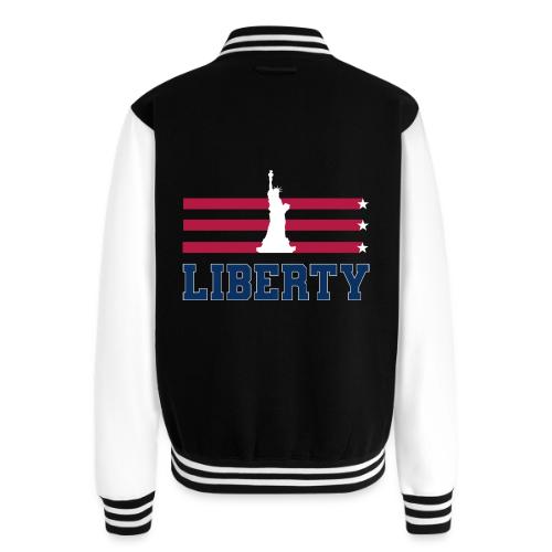 USA: Stars of Liberty - Unisex College Sweat Jacket