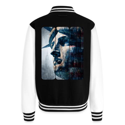 USA: Urban Liberty Triptych - Unisex College Sweat Jacket