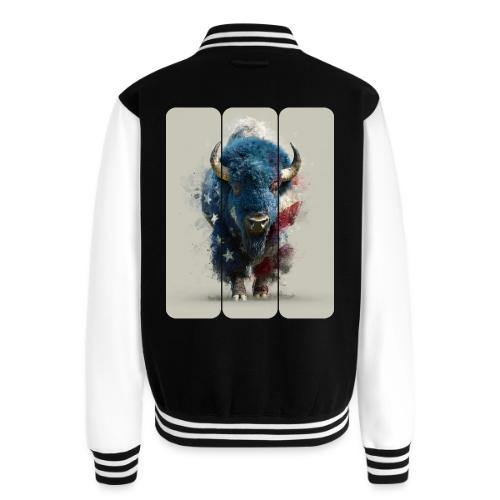USA: Spirit of the Plains - Unisex College Sweat Jacket