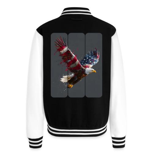 USA: Freedom in Flight - Unisex College Sweat Jacket