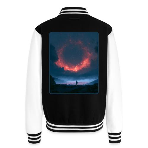 Supernova Reflection Space Scene - Unisex College Sweat Jacket