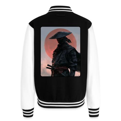 Ninja Warrior Under the Red Sun - Unisex College Sweat Jacket