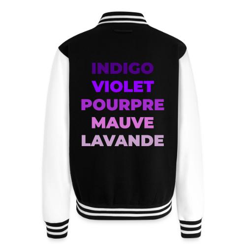Shades of purple - Unisex College Sweat Jacket