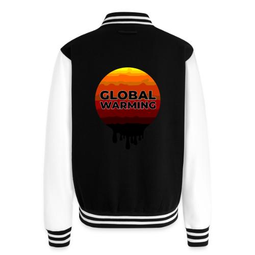 Global warming - Unisex College Sweat Jacket