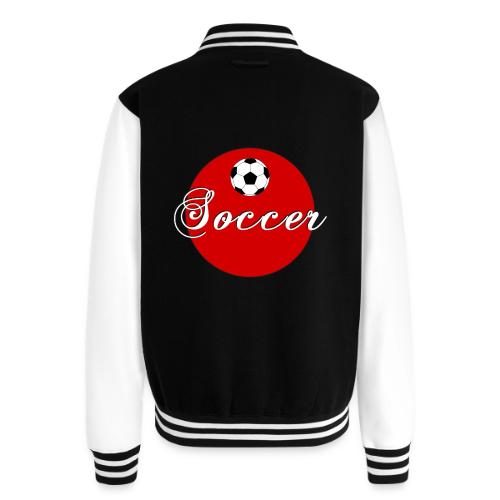 Soccer: Goal Circle - Unisex College Sweat Jacket