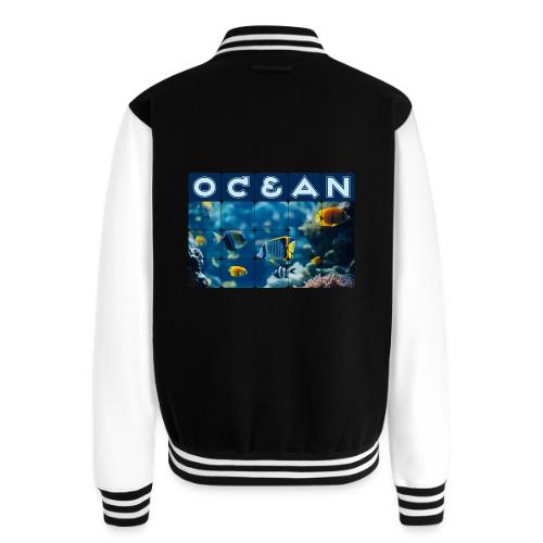 Ocean: Underwater Radiance - Unisex College Sweat Jacket