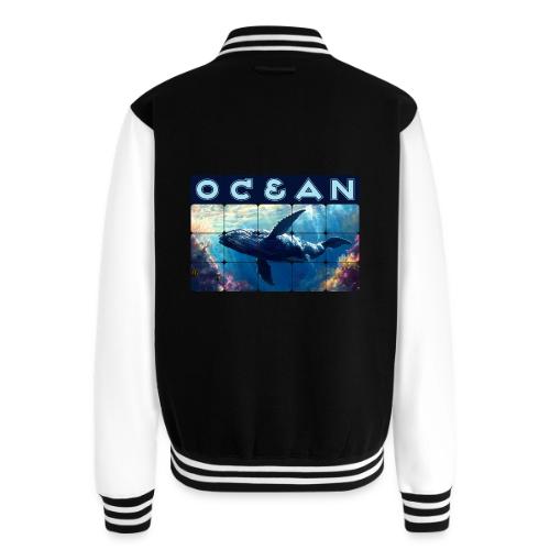 Ocean: Majestic Deep - Unisex College Sweat Jacket