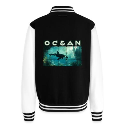 Ocean: Silent Hunter - Unisex College Sweat Jacket