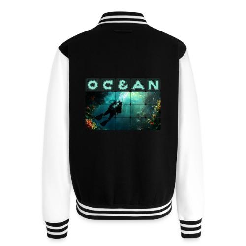 Ocean: Explorer of the Deep - Unisex College Sweat Jacket
