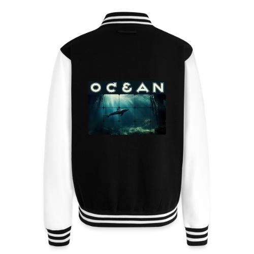 Ocean Whisper - Unisex College Sweat Jacket