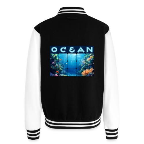Ocean: Tropical Drift - Unisex College Sweat Jacket