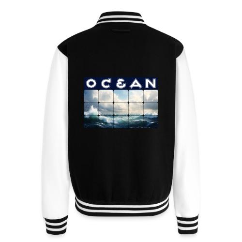 Ocean: Waves of Fury - Unisex College Sweat Jacket