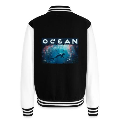 Ocean: Blue Grace - Unisex College Sweat Jacket