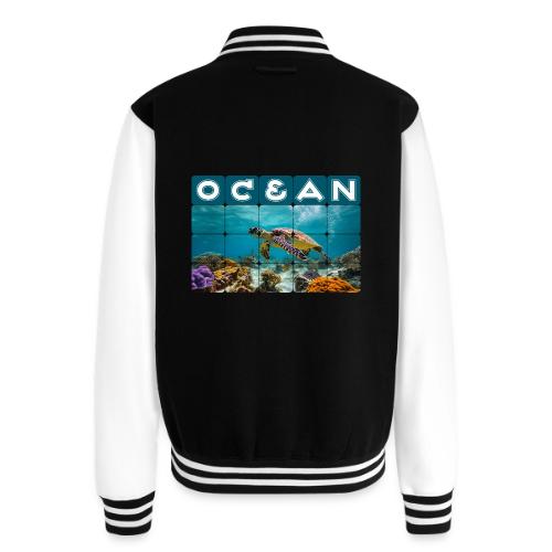 Ocean: Gentle Voyager - Unisex College Sweat Jacket