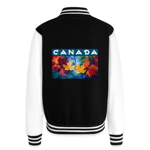 Canada in Brushstrokes - Unisex College Sweat Jacket