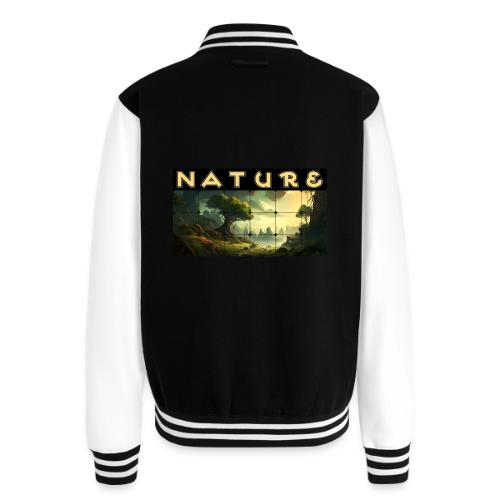 Whispers of Green Peaks - Unisex College Sweat Jacket