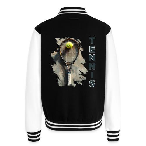 Tennis Power Play - Unisex College Sweat Jacket