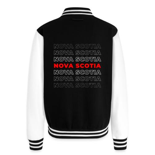 Nova Scotia Script - Unisex College Sweat Jacket