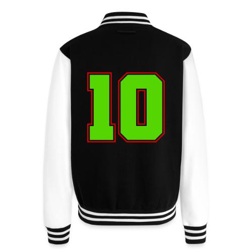 The Magic Number 10 - Unisex College Sweat Jacket