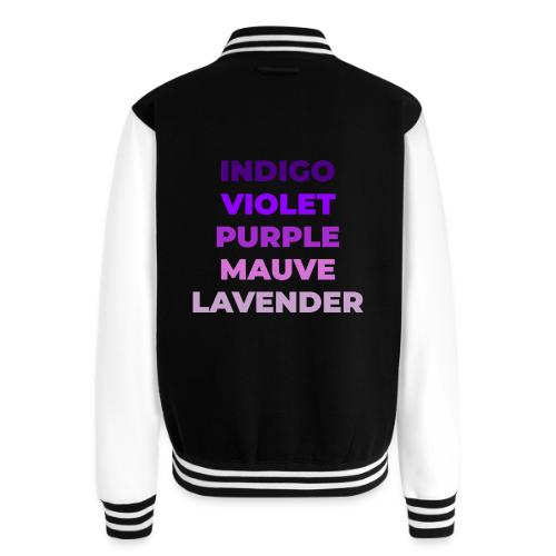 Shades of Purple - Unisex College Sweat Jacket