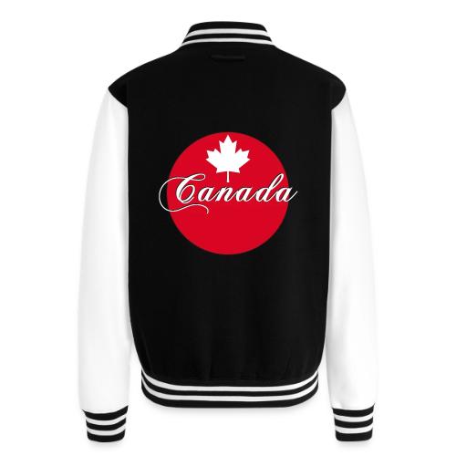 Canada in red and white - Unisex College Sweat Jacket