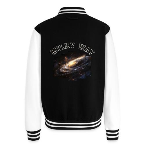 Milky way galaxy - Unisex College Sweat Jacket
