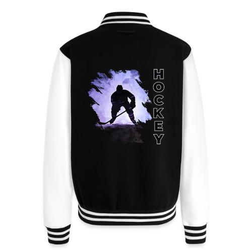 Hockey Charge - Unisex College Sweat Jacket