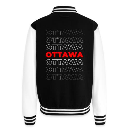 Ottawa Centered - Unisex College Sweat Jacket
