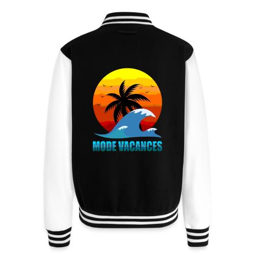 Vacation Mode: Tropical Escape - Unisex College Sweat Jacket