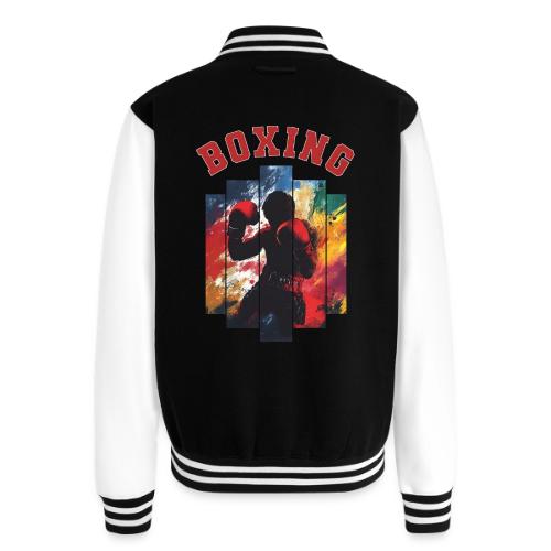 Boxing Warrior - Unisex College Sweat Jacket