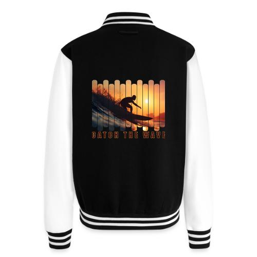 Surfing: Catch the Wave - Unisex College Sweat Jacket