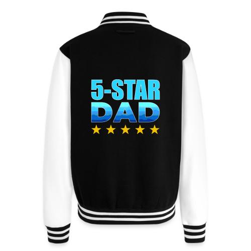 Five Stars Dad - Unisex College Sweat Jacket