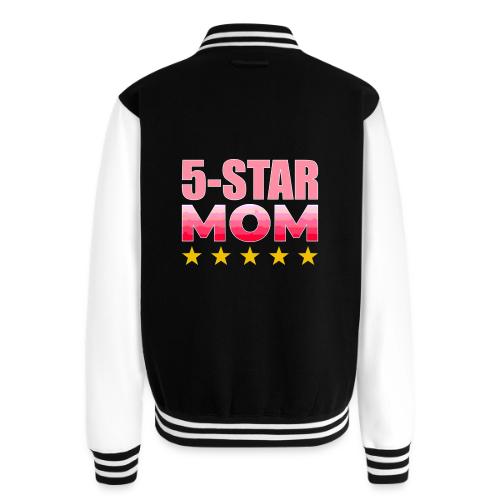 Five Stars Mom - Unisex College Sweat Jacket