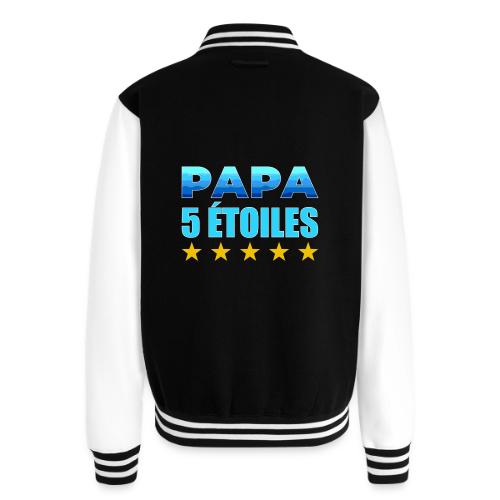 Five-Star Dad - Unisex College Sweat Jacket