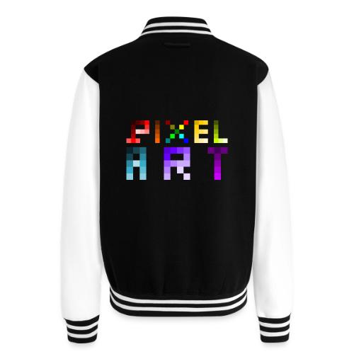 Pixel Art Spectrum - Unisex College Sweat Jacket