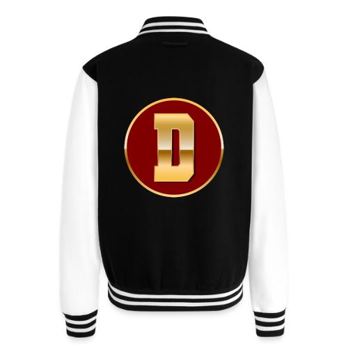 Letter D – Capital Varsity Alphabet Monogram - Unisex College Sweat Jacket