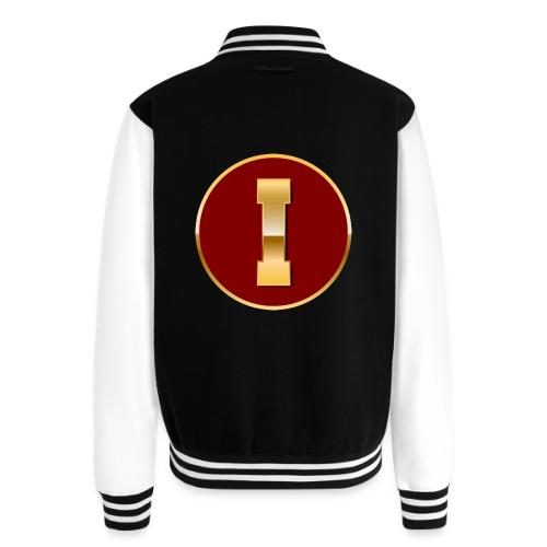 Letter I – Capital Varsity Alphabet Monogram - Unisex College Sweat Jacket